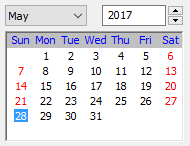 Lide Class Calendar